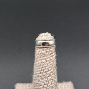 Size 1.75 Sterling Silver Bright Simple Unisex Toe Ring A6724